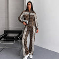 Trening Damă Animal Print – Maro
